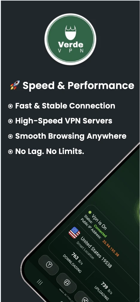 Verde VPN screenshot